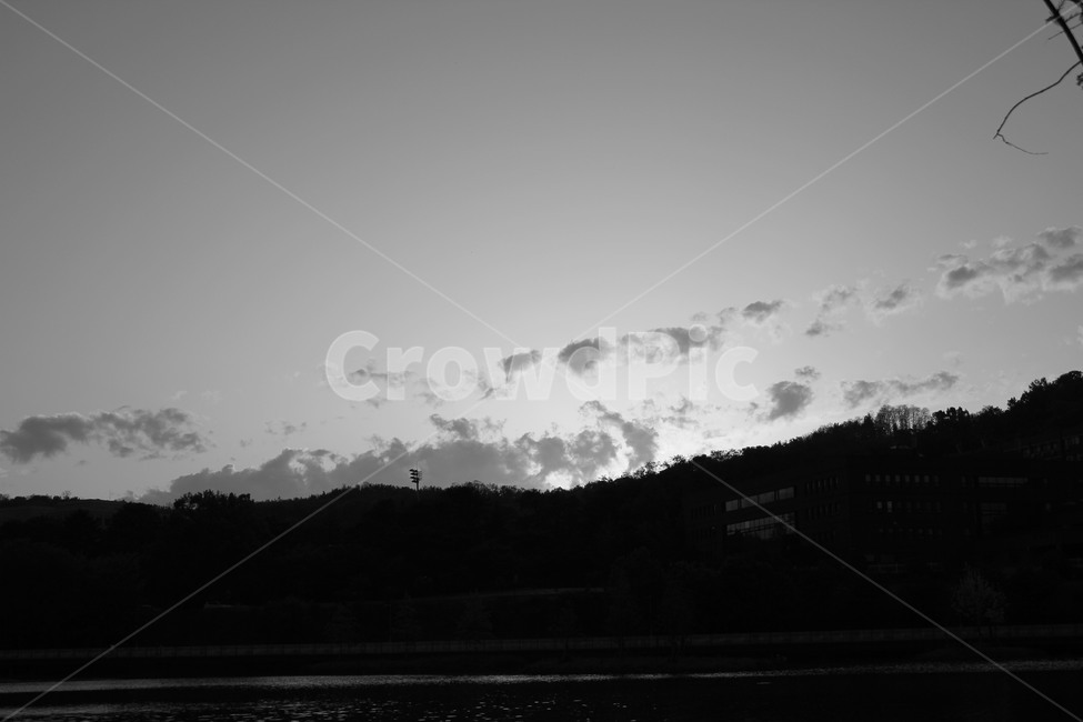 흑백,하늘,구름,산,노을,자연,풍경,nature,landscape,한국자연풍경,한국자연경관,korea nature landscape,흑백,모노톤,monochrome,black and white,weather,날씨,silhouette,실루엣,outdoors,옥외