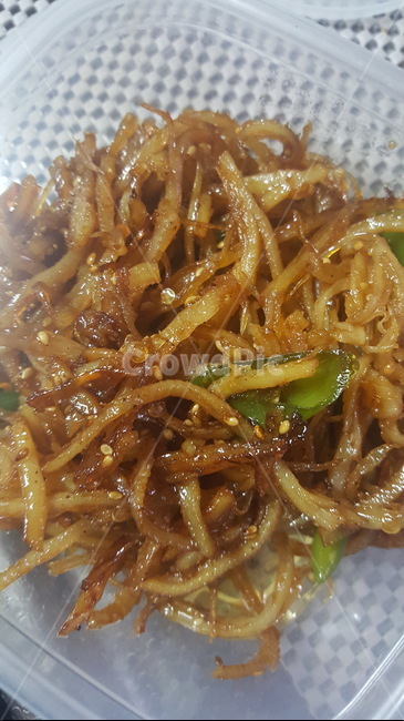 밑반찬,한식,음식,진미채,간장조림