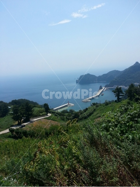 울릉도,바다,푸른바다,여름바다,자연,자연,풍경,nature,landscape,outdoors,옥외,land,땅,sea,water,물,ocean,대양,shoreline,해안선,coast,연안