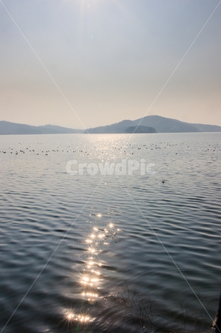 호수,자연,물에비친,반짝반짝,빛갈라짐,자연,풍경,nature,landscape,water,물,outdoors,옥외