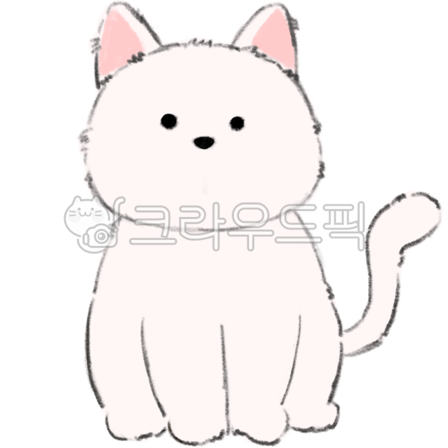귀여운고양이,고양이,고양이일러스트,페르시안고양이,터키쉬앙고라,흰색고양이,흰냥이,애니멀일러스트,파스텔톤,손그림느낌,소프트브러시,심플일러스트,둥근형태,힐링,포근한,따뜻한느낌