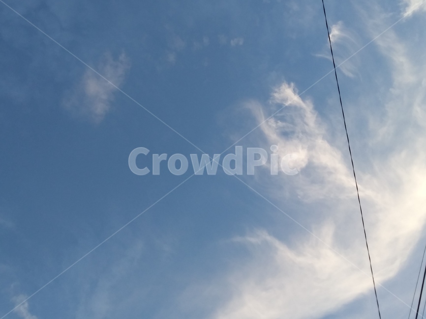 하늘,전깃줄,자연,sky,cloud