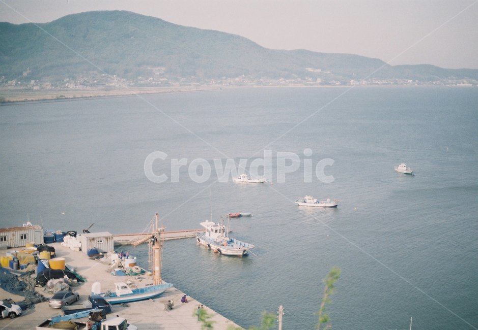 선박,배,어선,부둣가,바다,필름사진,통통배,boat,smack,고기잡이,어부,한국,korea