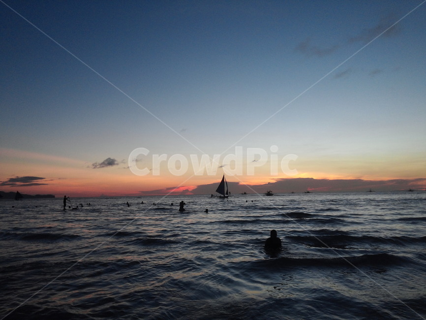 선셋,노을,보라카이,파도,바다,boracay,sea,sunset,wave,sky,석양,redsky