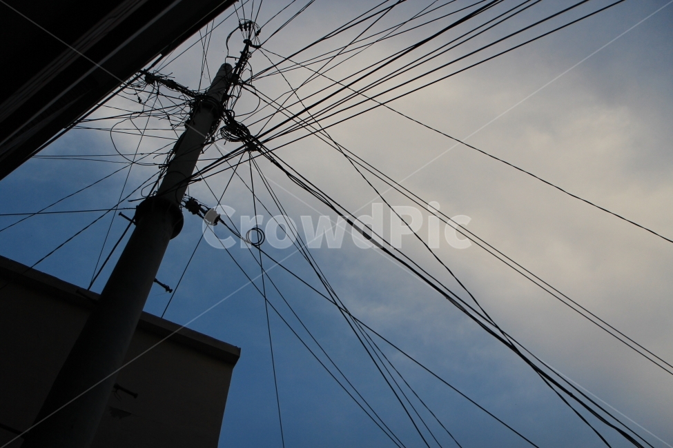 전봇대,전선줄,복잡,어지러움,얽힘,산업,industry,industrial,에너지산업,energy industry,utility pole,전신주