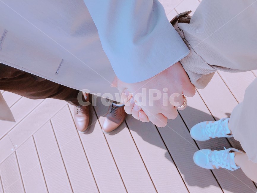 커플,손,손잡기,데이트,봄날,커플링