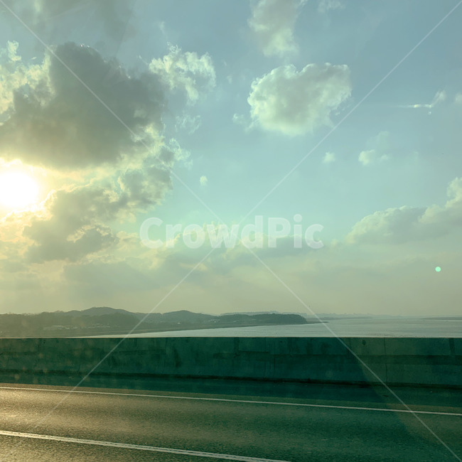 nature,light,빛,자연,일몰,노을,바다,도시