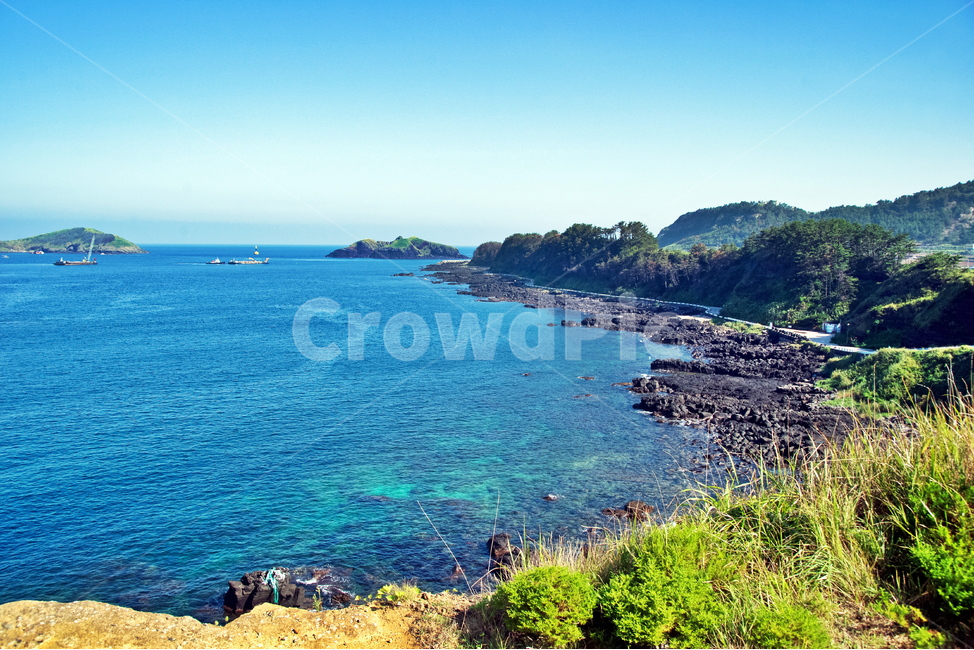 수월봉,올레12코스,제주도,서귀포시,엉앙길,바다,차귀도,자연,풍경,nature,landscape,promontory,곶,ocean,대양,sea,outdoors,옥외,water,물,shoreline,해안선,land,땅