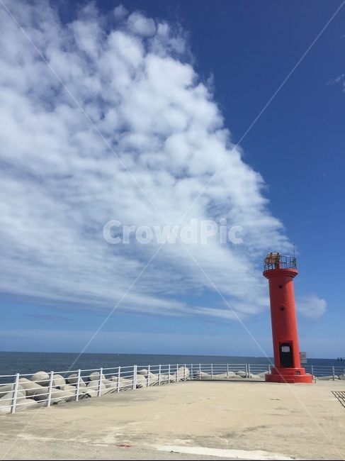감성사진,등대,구름,여름,풍경,바다,등대,lighthouse