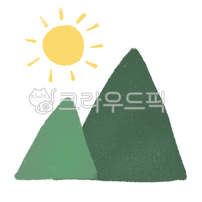 mountain,sunbeam,hand drawing,mountain painting,mountainillust,Early childhood education drawings,Mountain hand drawing,sunillust
