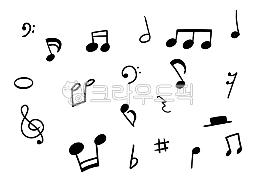 음표, 음악, 노래, 악보, 작곡, 사진,이미지,일러스트,캘리그라피 - 그림그리는작가