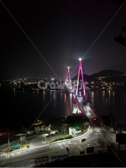여수,야경,돌산대교,다리,bridge,야경,밤,풍경,nightscape,night,landscape,건축물,건물외관,exterior,building,structure,architecture,construction,road,도로,urban,어반,town,도시,metropolis,중심지,city,시티,건물