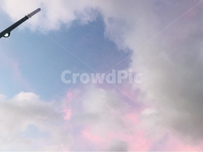 하늘,그라데이션,sky,노을,blue,pink,자연,풍경,nature,landscape,leisure activities,레저 활동,adventure,모험