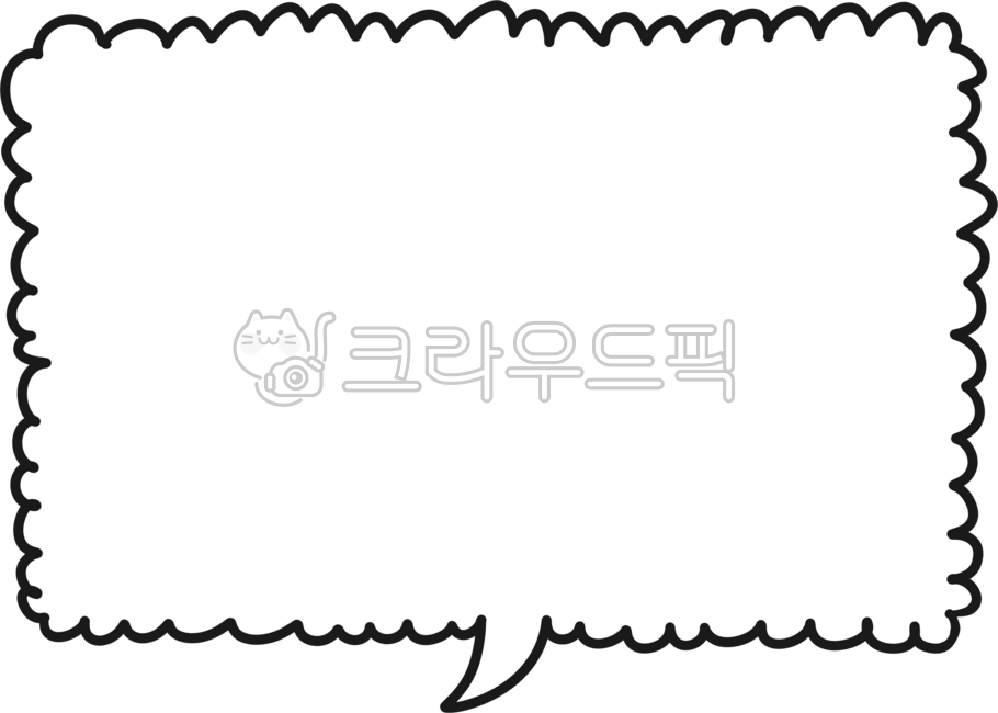 speech bubble,cloud speech bubble,cloud,cute,simple,easy,adorable,square,black and white