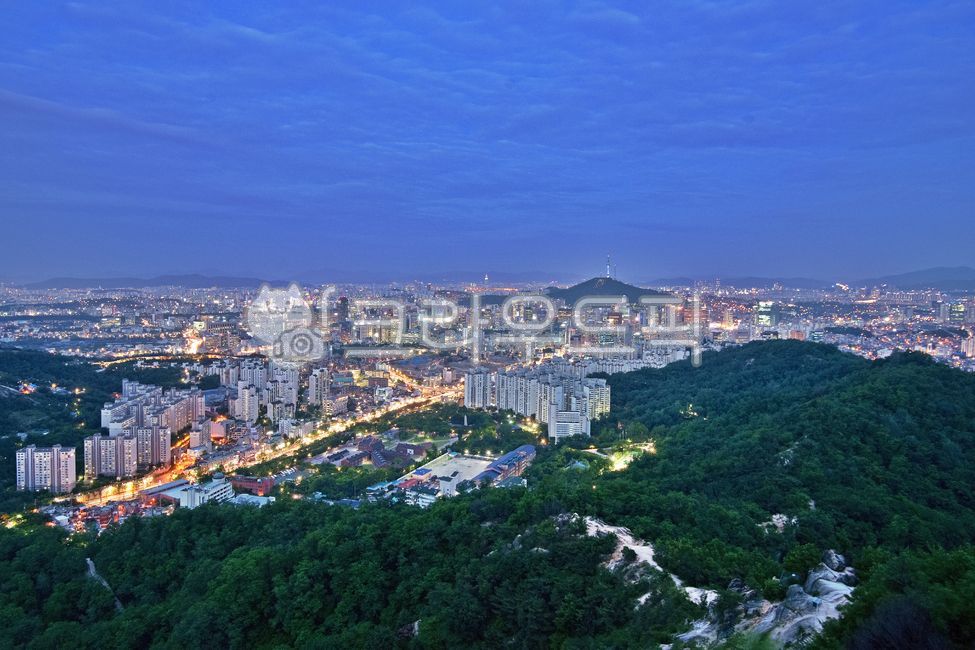 seoul,night view,Ansan,light,city night view,fire,Seodaemun