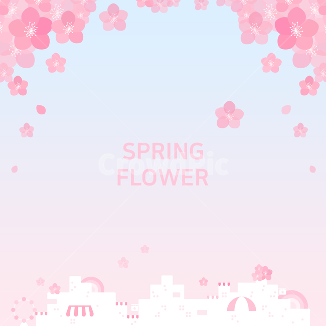 벚꽃,봄,계절,봄꽃,배경,꽃,풍경,따뜻한,꽃잎,프레임,축제,봄,계절,spring,season,그래픽,일러스트레이션,graphic,illustration