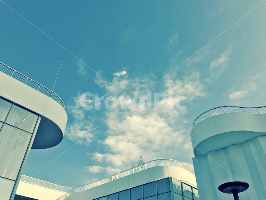 파란색,송도,하늘,구름,여름,건축물,건물외관,exterior,building,structure,architecture,construction