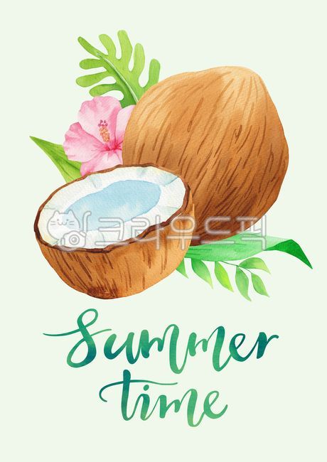 그림,일러스트레이션,일러스트,드로잉,배경,백그라운드,자연,여름,계절,시즌,수채화,수작업,손그림,열대,트로피컬,열대식물,여름식물,식물,나뭇잎,열대나뭇잎,캘리그라피,캘리그래피,캘리,영어,영문,과일,음식,식품,코코넛,히비스커스,야자수,야자잎,illustration,drawing,background,nature,pattern,season,hand,drawn,painting,watercolor,tropical,plant,leaf,calligraphy,food,fruit,coconut,hibiscus,palm