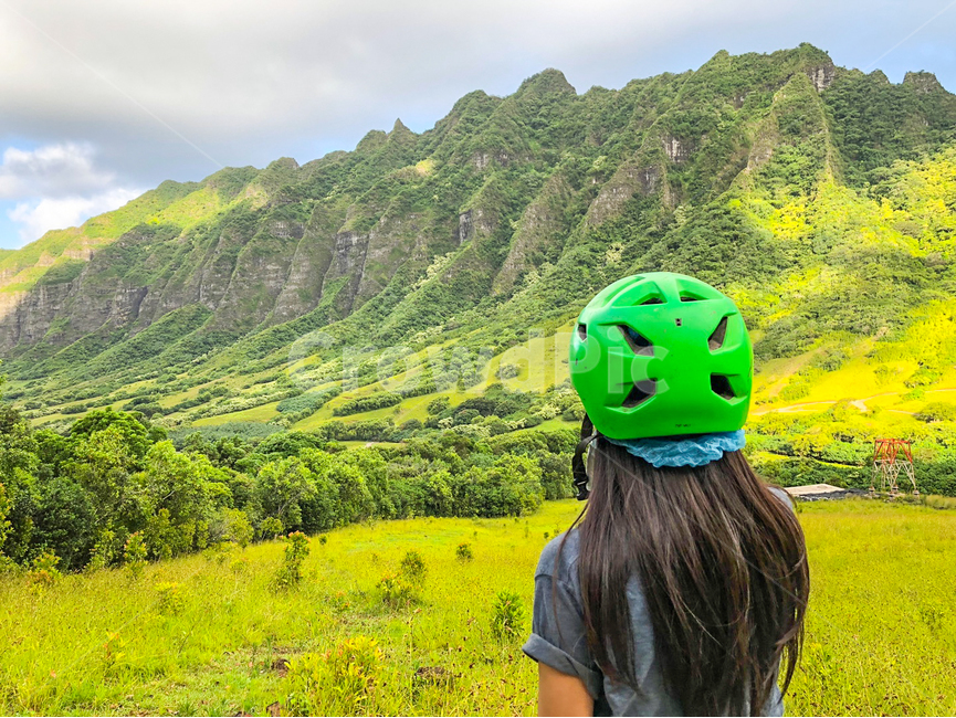 레저,하와이,산,헬멧,투어,자연,nature,outdoors,hawaii,mountain,helmet,tour,여행,휴가,traveling,vacation,trip