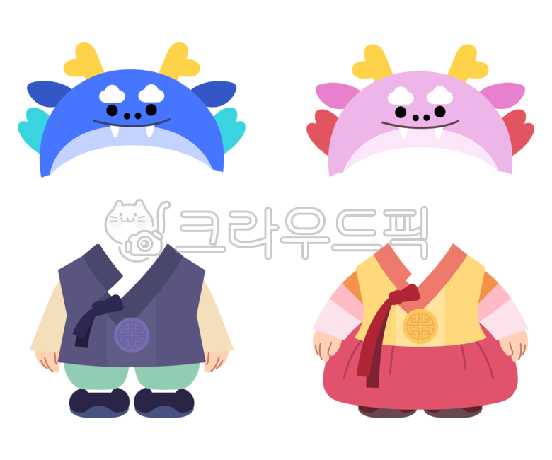 New Years Eve,face composition,Hanbok,children in hanbok,New Year,holidays,children,womens hanbok,hat,Year of the Blue Dragon,mens hanbok,Year of Gapjin