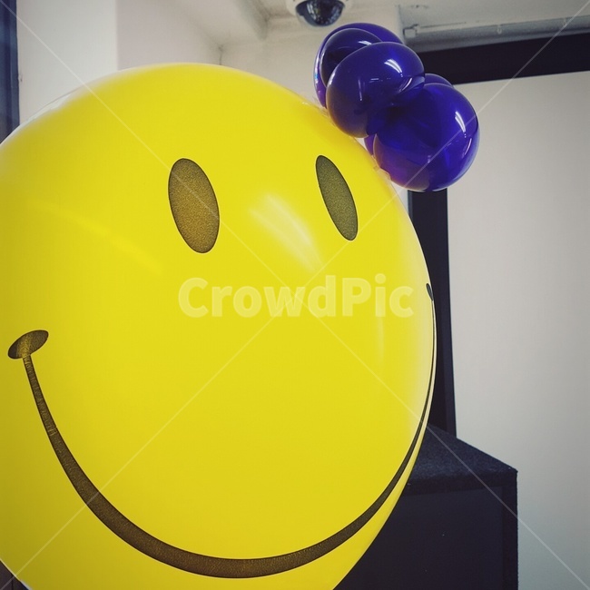 스마일,풍선,웃음,노랑,smile