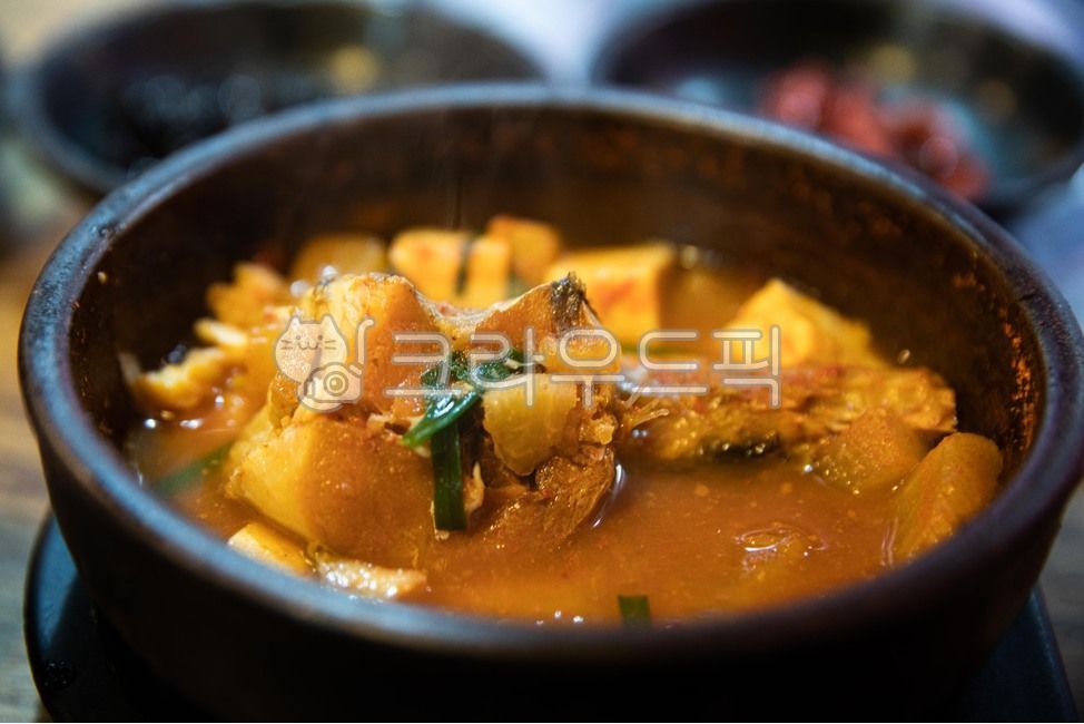 ttukbaegibowl,pollack,greenonion,뚝배기그릇,명태,파,고춧가루,두부,무우,야채,끓인,동태탕,한국전통음식,redpepperpowder,tofu,radish,vegetables,boiled,dongtaetang,traditionalkoreanfood