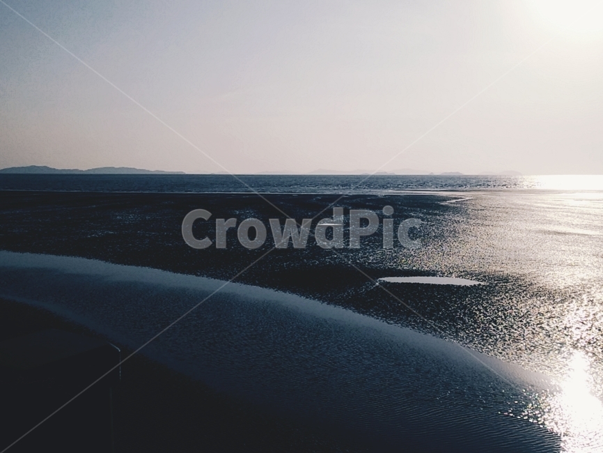 outdoors,옥외,자연,nature,바다,서해,태양,풍경,인천,landscape,해변,갯벌,섬,아시어,ocean,파도,물결