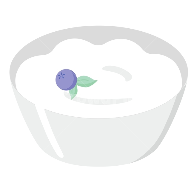 일러스트,요거트,플레인,블루베리요거트,디저트,그래픽,일러스트레이션,graphic,illustration