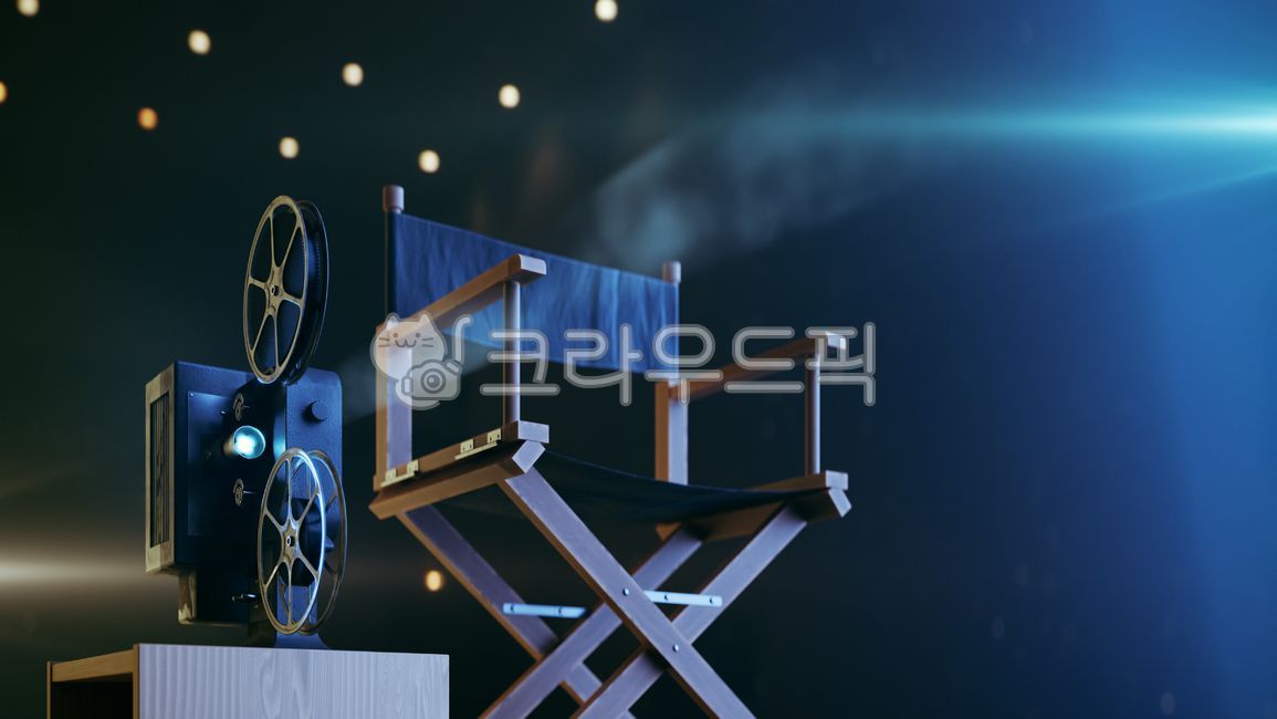 영화,극장,영사기,감독의자,영화감독,무비,상영,영화관,상영관,개봉관,영화감상,감상,프로젝터,빛,lighting,조명,감독,영화제