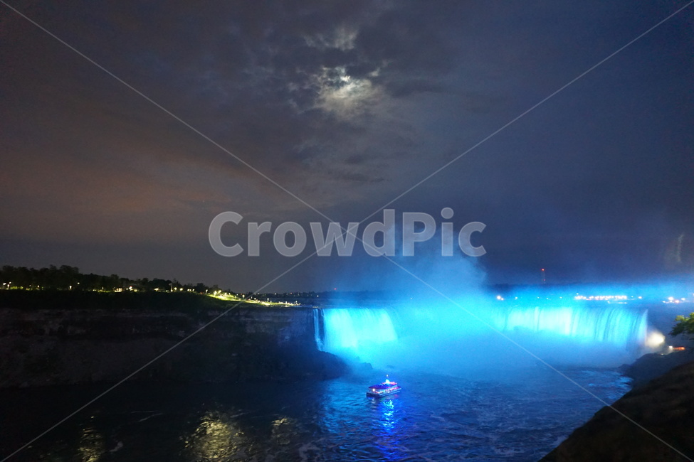 nature,자연,나이아가라폭포,niagarafalls,캐나다,저녁,폭포