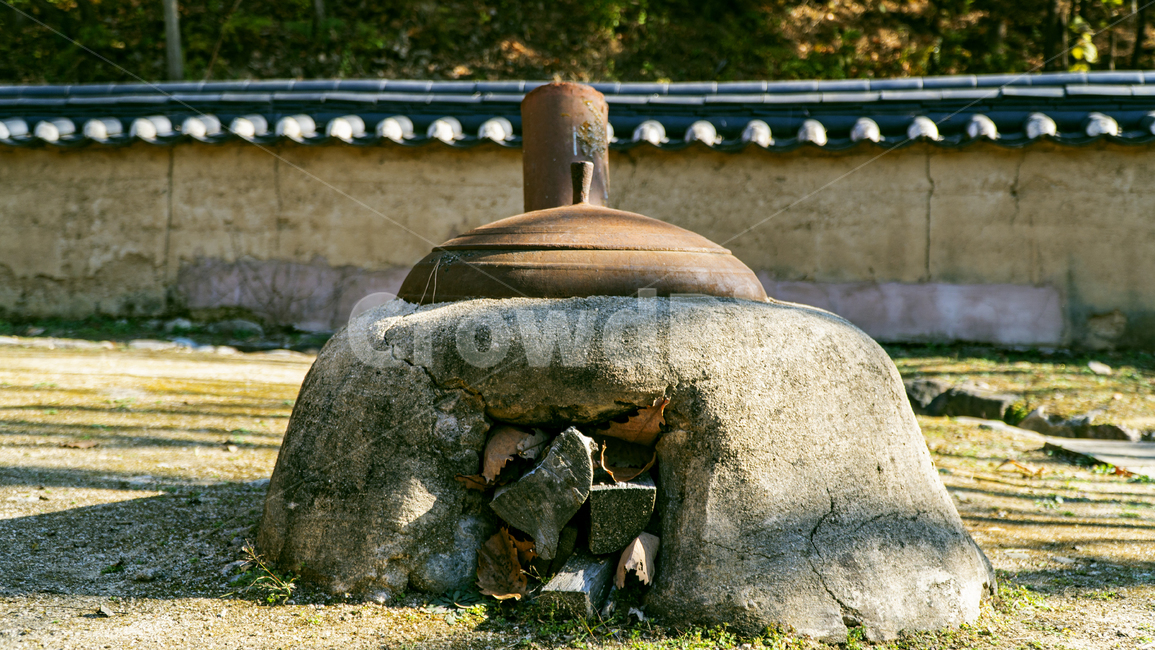 가마솥,한옥,초가집,밥,밥솥,노을,traditional,솥