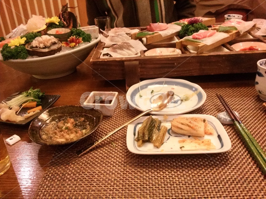 이자카야,회,음식,저녁,회식