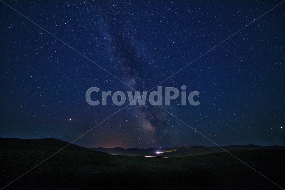은하수,몽골,별,밤하늘,초원,자연,풍경,nature,landscape,야경,밤,nightscape,night,outdoors,옥외