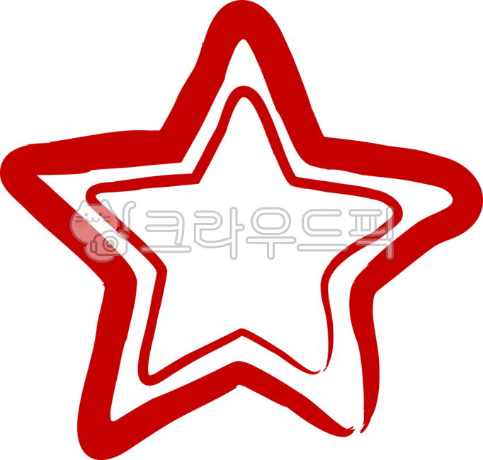 별기호, star, 별, 빨간별, 별모양, 사진,이미지,일러스트,캘리그라피 - MacaRongRong작가
