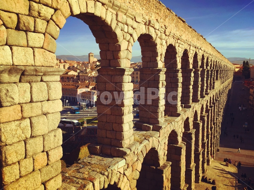 로마수도교,스페인,세고비아,segovia,spain,건축기술,architecture,악마의다리,bridge