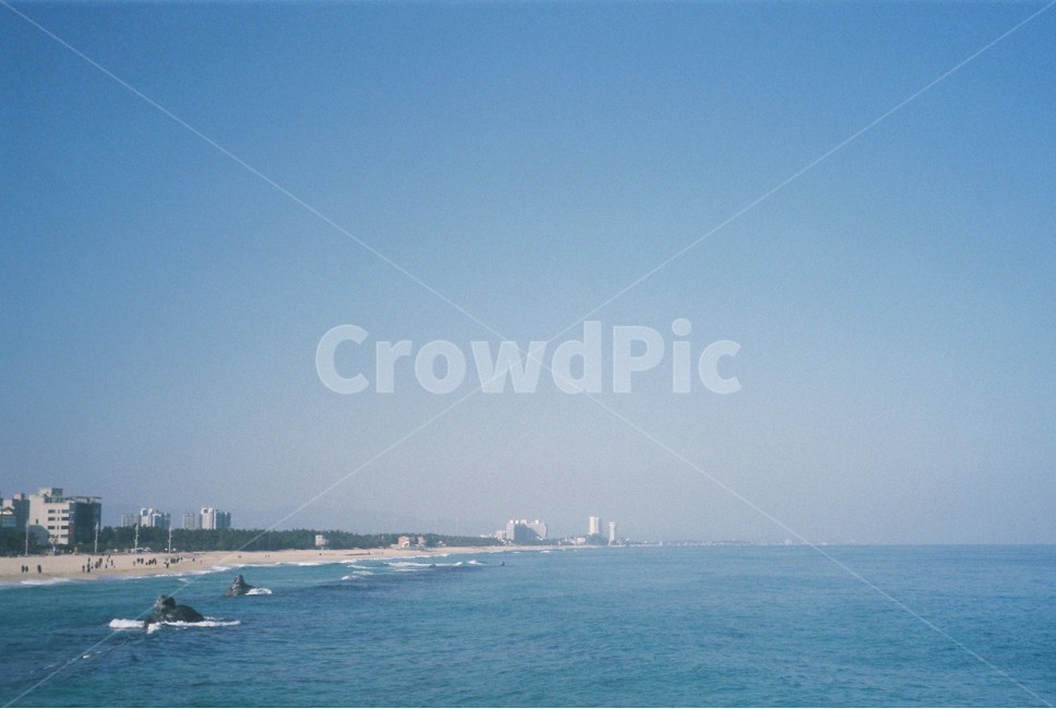 강릉,해변,바다,하늘,필름,필름카메라,자연,풍경,감성,아날로그,강원도,film,filmcamera,analog,nature,sea,sky,자연,풍경,nature,landscape,outdoors,옥외,경치