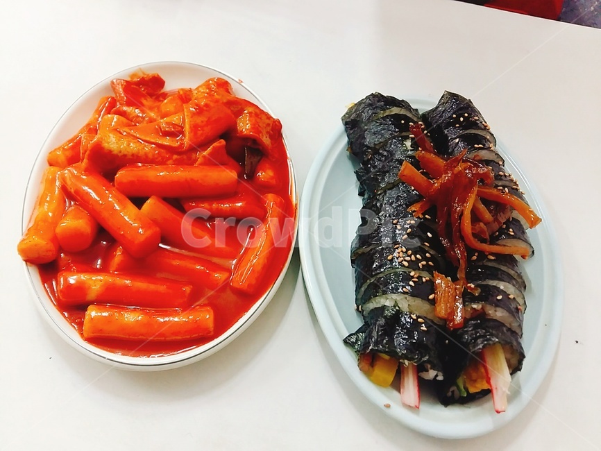 떡볶이,김밥,분식,음식,야식