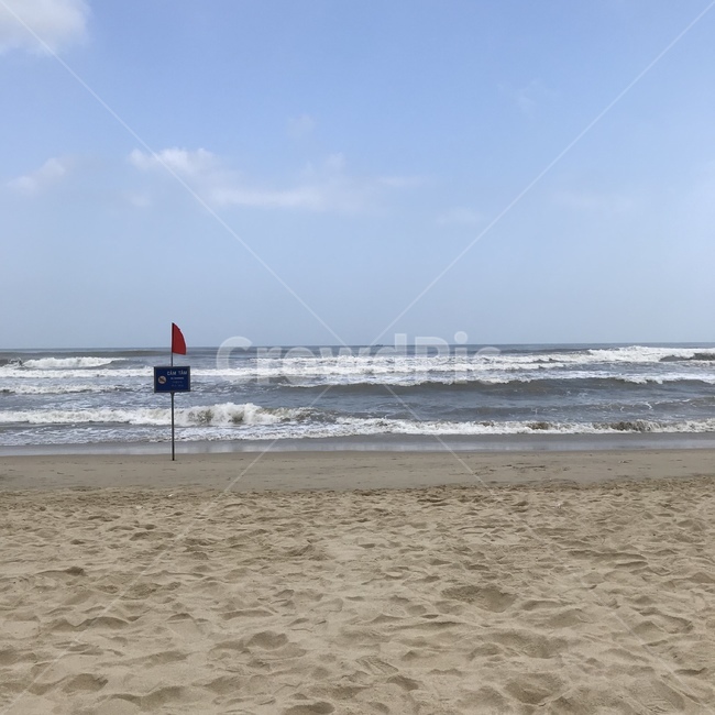 바다,파도,모래사장,바닷가,표지판,파란하늘,해변,바다,beach,sea
