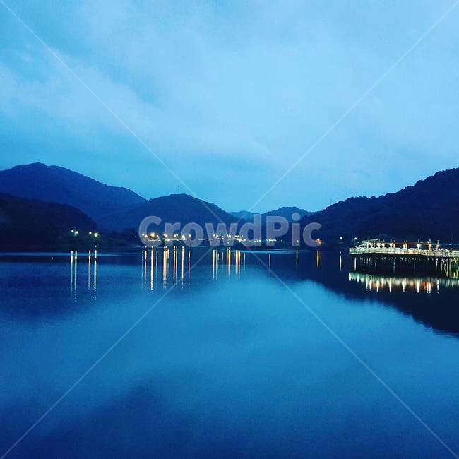 저수지야경,아중저수지,야경,전주아중저수지,자연야경
