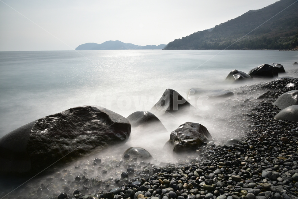 mongdol,원예돌,모오리돌,자갈,몽돌,자연석,몽돌해변,장노출,자연,해변가,흑돌,파도,자연,풍경,nature,landscape,promontory,곶