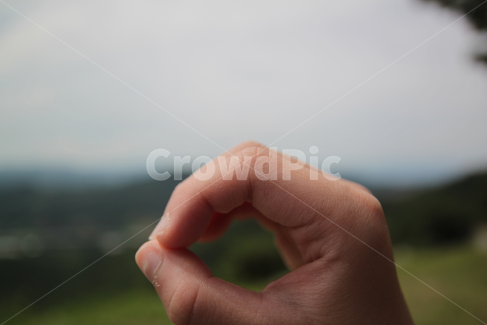 여자아이,손가락,동그라미,손,심볼,finger,human,person