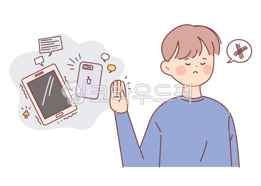 mental health,the opposite,detox,cell phone,trial,gesture,tablet,character,refuse,signs,loath,alarm,block,digital detox,digital,mind,Character,refusal,message,emotion,person,x,illustration,Internet,device,Smartphone