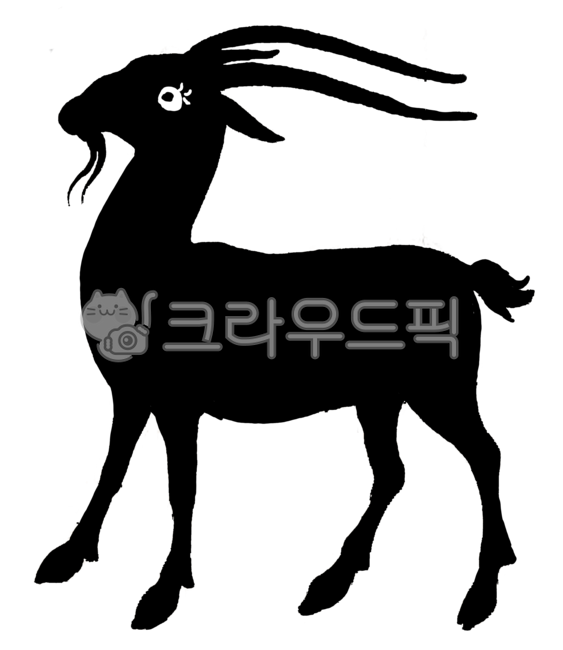 silhouette, 실루엣, 염소, 소, 양, 사진,이미지,일러스트,캘리그라피 - ernaux80작가