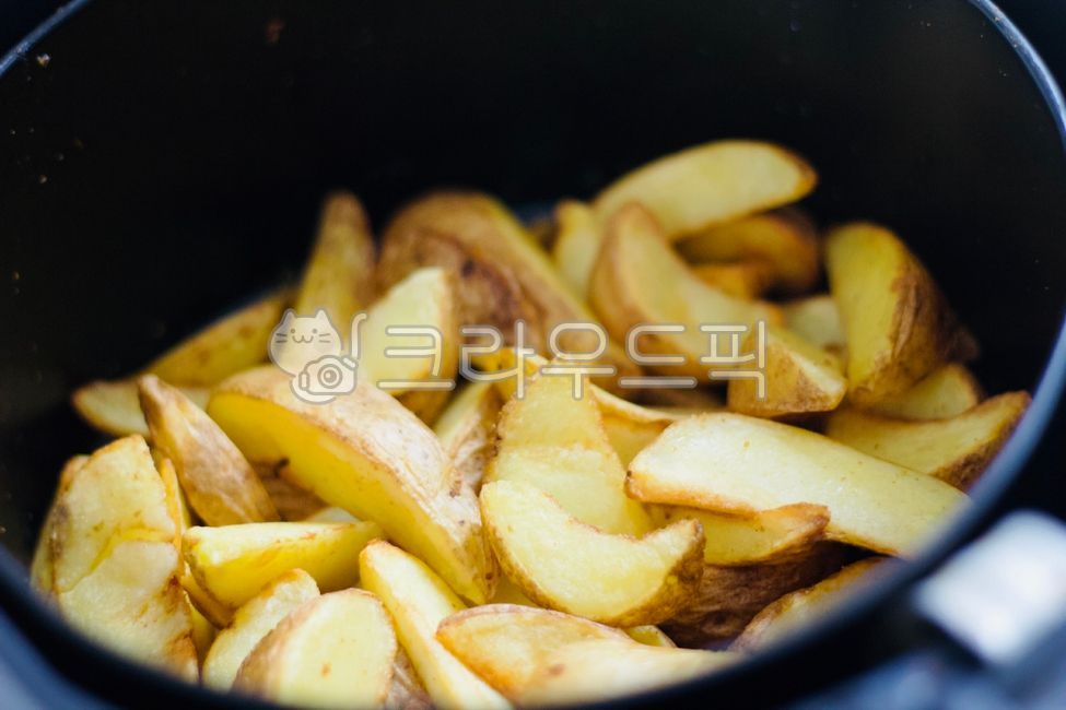 감자튀김,웨지감자,감자,튀김,간식