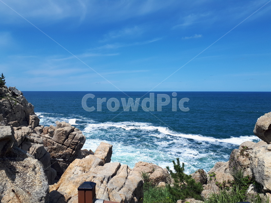 바다,파도,풍경,하늘,푸른,자연,풍경,nature,landscape,promontory,곶,ocean,대양,sea,outdoors,옥외,water,물