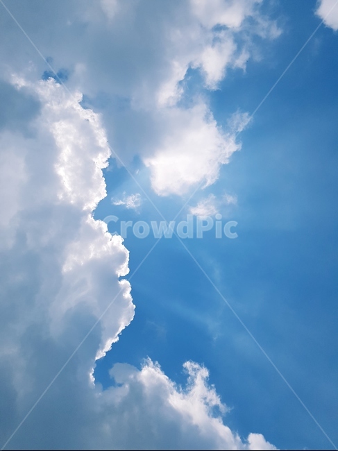 하늘,흰구름,풍경,맑음,해,자연,풍경,nature,landscape,outdoors,옥외,sky,azure sky,푸른 하늘