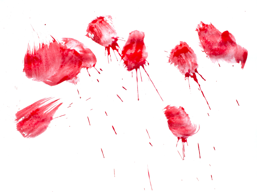물감,뿌리기,종이,흰배경,페인팅,페인트,아트,예술,미술,그림,드로잉,핸드드로잉,뿌려진,튀기기,빨강,레드,빨간색,피,붉은색,핏자국,붓터치,예술,art