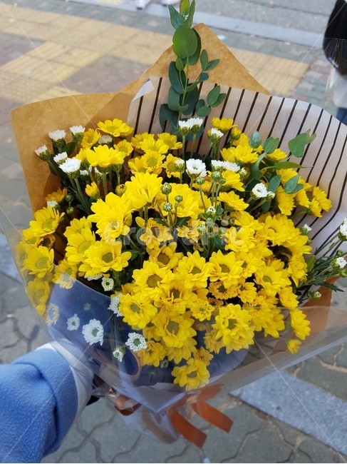 꽃,노란색,노란꽃,꽃다발,하얀꽃,꽃,flower,기념일,축하,anniversary,congratulation,celebrate,celebration