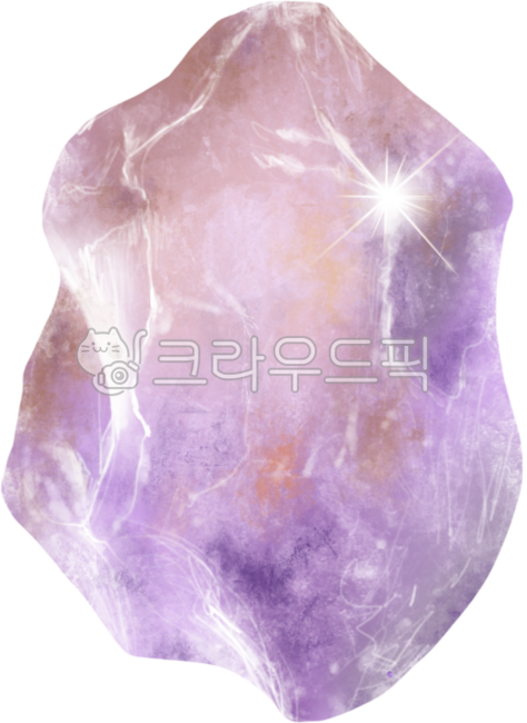 자수정,보석,탄생석,일러스트,그림,2월