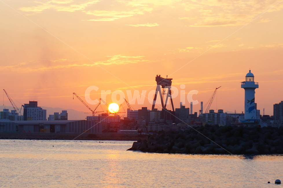 architecture,항만,building,일몰,해양도시,건물